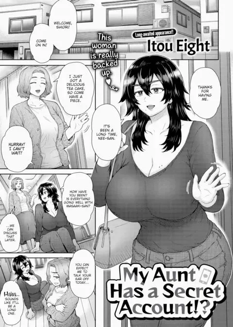 My Aunt Has a Secret Account!? manga cover