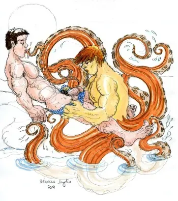 strange meeting at the seaside manga cover