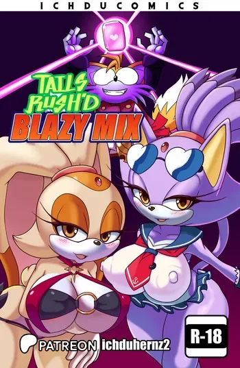 [Ichduhernz] Tails Rush´d: Blazy Mix Act 1 and 2 (Textless) manga cover