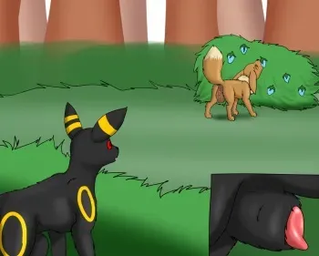 [WolfForHire] Umbreon Sees A Vee (Pokemon) manga cover