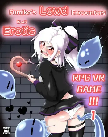 [Hoonter] Fumiko's Lewd Encounters in an Erotic RPG VR Game!!! [English] manga cover
