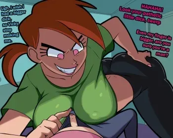 [DivineWine] Timmy is tired of Vicky's bullying 😈 (the fairly oddparents) manga cover