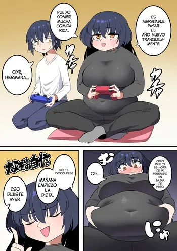 [ Kaiga ] SSBBW weight gain (spanish) manga cover
