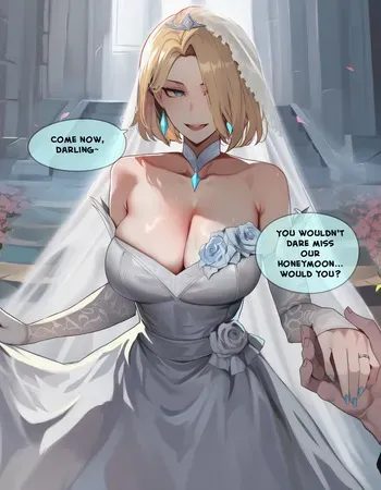 AIbby - Emma Frost cucks you on your wedding night [Marvel Rivals: NTR] - [Ai-Generated] manga cover