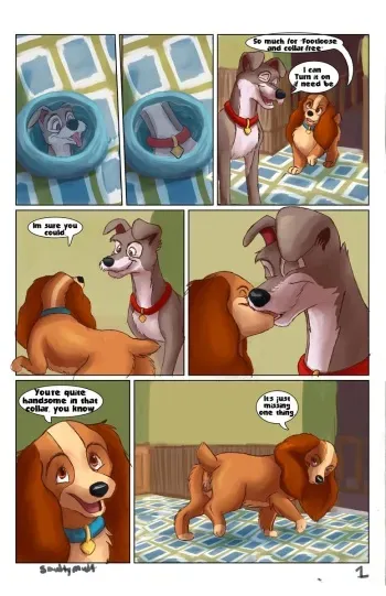 [Smuttymutt] Lady's Man (Lady and the Tramp) manga cover