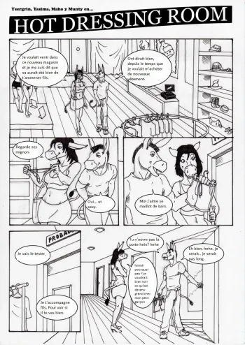 [Ysergrin] Hot Dressing Room (french) manga cover