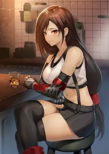Tifa Lockhart - Final Fantasy VII manga cover