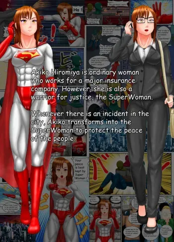 SuperWoman: Justice On Trial manga cover