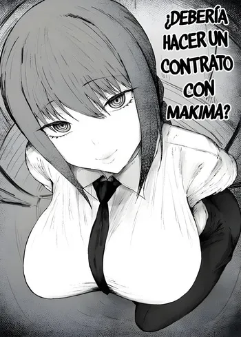 ¿Debería Hacer Un Contrato Con Makima? [Kurotama] [Spanish] manga cover
