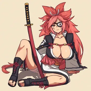[AkaiRiot] Baiken (Guilty Gear) manga cover