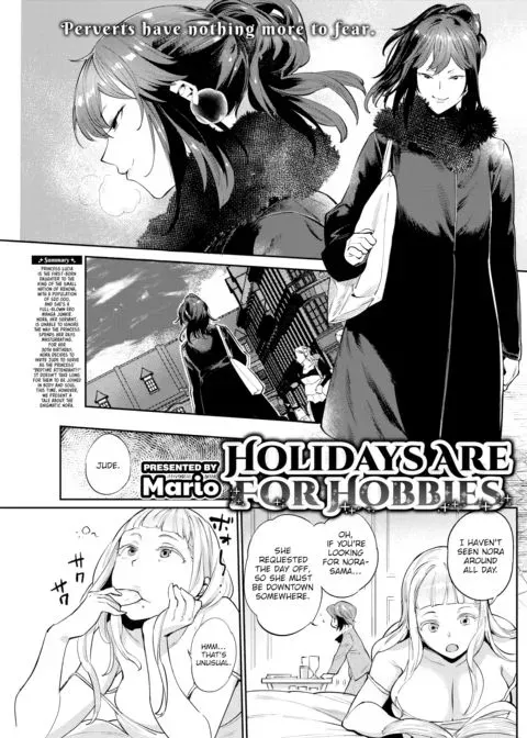 Holidays Are For Hobbies manga cover