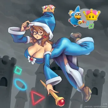[Supersatanson] Princess Magikoopa Lewds (Super Mario Bros. U Deluxe) manga cover