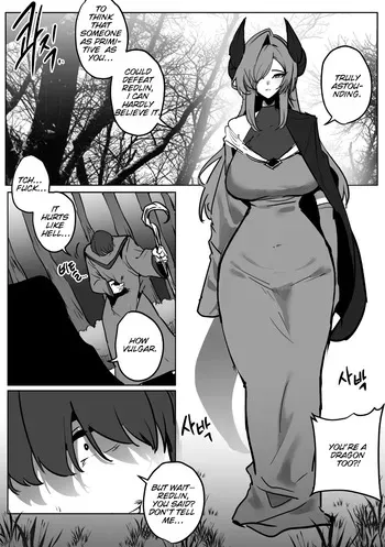 [Butter Margarine] Disgracefull Dragon Bluena - 추태 드레곤 블루나 manga cover
