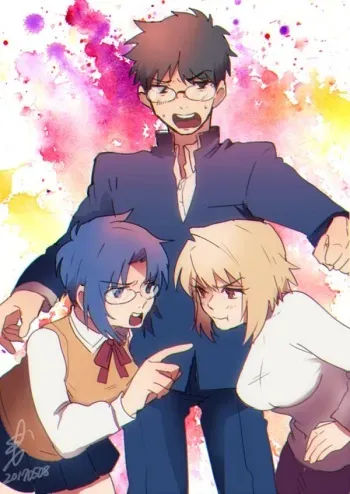 Shiki x Arcueid and Ciel manga cover