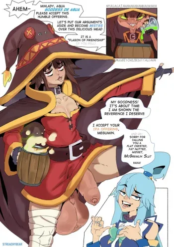 [Streachybear] Big Dick Humiliation (Konosuba) manga cover