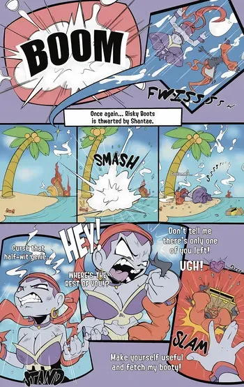 [NewDAWN130] Risky Boots and her Cursed Booty (Shantae) (Ongoing) manga cover