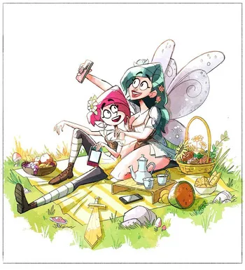 [Trisha Pickle] Nerds Unzipped vol. 2: The Renaissance Faire! (ongoing) manga cover