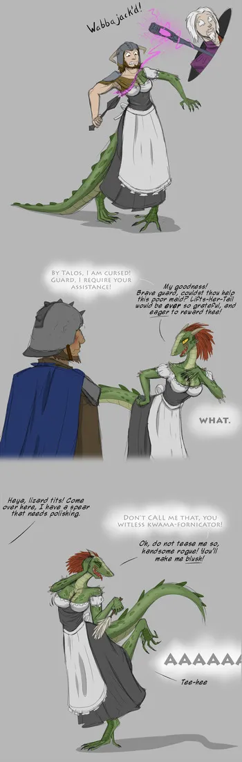 [Valsalia] Lusty Argonian Maid'd [Ongoing] manga cover