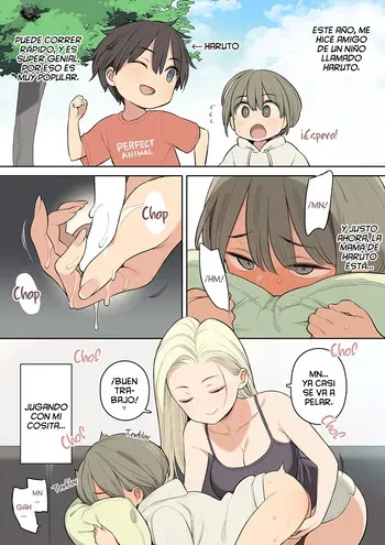 [Nora Higuma] Un niño recibe una mano de la madre de su amigo [Spanish] [Cark-san] manga cover