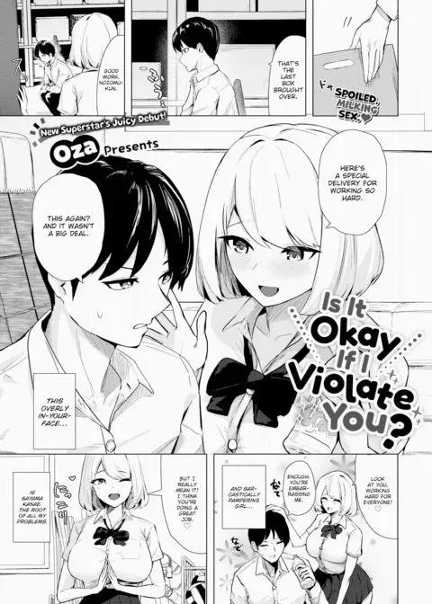 Is It Okay If I Violate You? manga cover