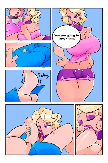 Bimbo Blowjob manga cover