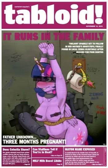 My Little Pony. 20% Sexier. Part 28 manga cover