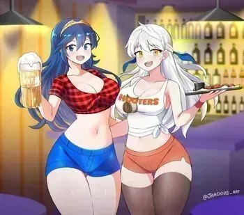 [Jarckius Art] Lucina x Micaiah (Fire Emblem) manga cover