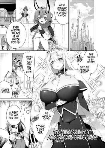 The Princess in Heat Possessed by a Slave Boy manga cover