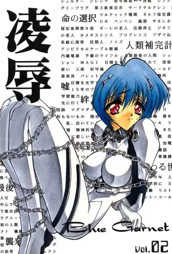 (CR21) [Blue Garnet (Serizawa Katsumi)] Blue Garnet Vol. 02 Ryoujoku (Neon Genesis Evangelion) manga cover