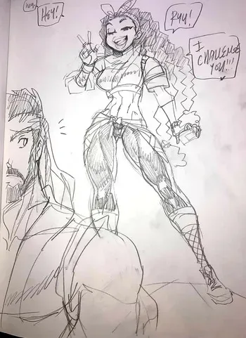 [Fred Perry] Ryu x Kimberly Goof Of (Street Fighter) manga cover
