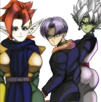 [Future Crossed] Amend: Time Patrol Trunks X Fem Zamasu (Dragon Ball Super) manga cover