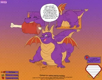 [Arkveveen] Supersized Spyro Weight Gain Drive manga cover