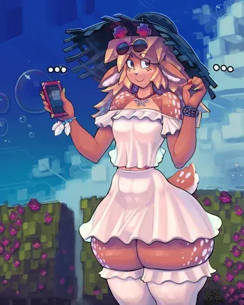 [Snao] Noelle Dress (Deltarune) manga cover