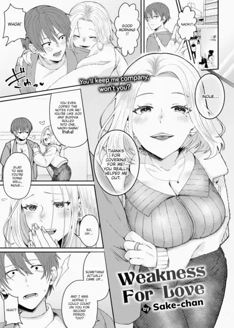 Weakness For Love manga cover