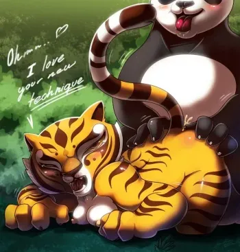 Kung-FU Panda (Tigress most than Panda, but some Yaoi) manga cover