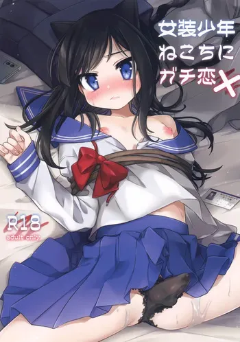 (C99) [PORYGON137 (Hidari Pory5n)] Josou Shounen Nekochi ni Gachi Koi manga cover