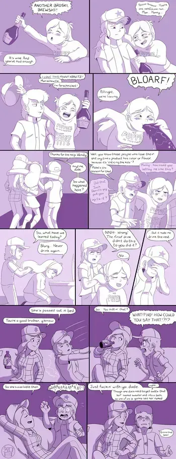 [ColdFusion] Pinecest (Gravity Falls) - Ongoing manga cover