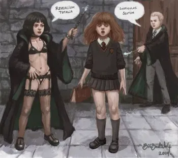 [remuslupinart] Hermione Ambushed (Harry Potter) manga cover