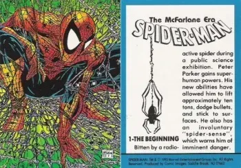 Spider-Man- Series 001- The McFarlane Era- Comic Images (1992) manga cover