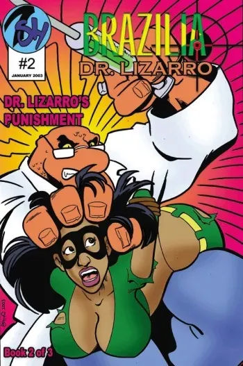 Lady Brazilia vs Dr Lizarro manga cover