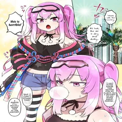 A Girl Who Degrades Into A Harem's Female Slave In A Desert Country [Original] manga cover
