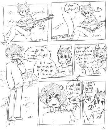 [McSiggy] Skilled Fingers (Homestuck) manga cover