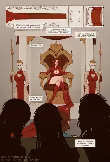 [LambsLewds] QueensKnights - ch.1-4 [ongoing] manga cover