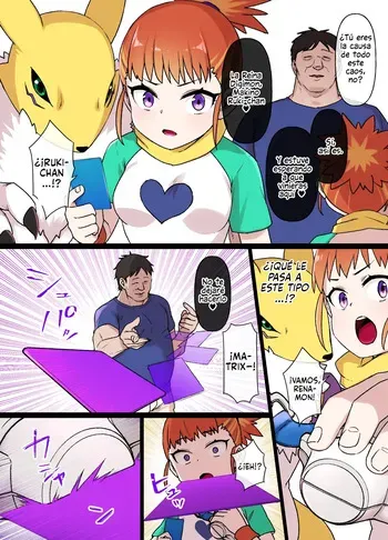 [Kusayarou] Digimon Sennou Makino Ruki & Renamon (Digimon Tamers) [Spanish] manga cover