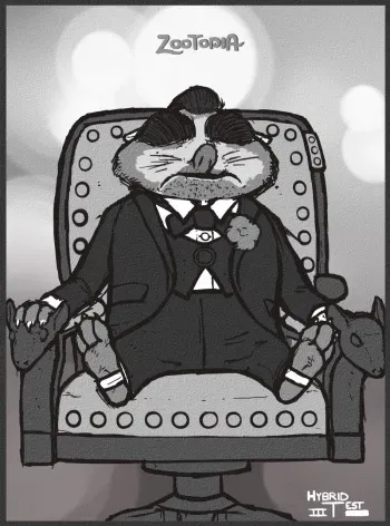 [Luraiokun] Hybrid Test III (Zootopia) manga cover