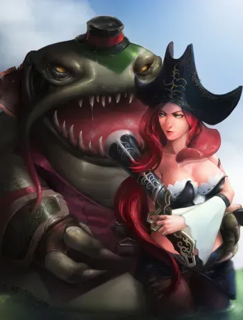 Miss Fortune x Tahm Kench manga cover