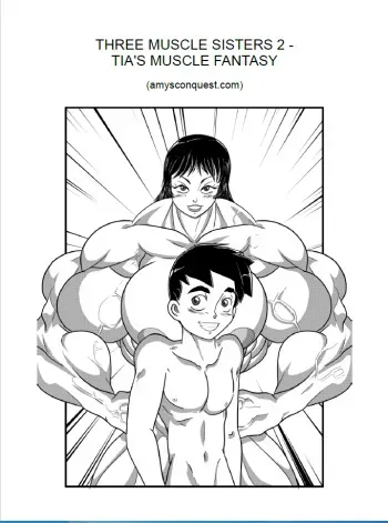 [Amy's Conquest] Three Muscle Sisters 2 - Tia's Muscle Fantasy manga cover