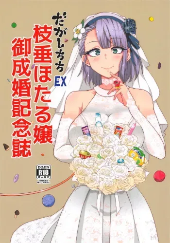 (COMIC1☆15) [BlueMage (Aoi Manabu)] Dagashi Chichi EX Shidare Hotaru-jou Goseikon Kinenshi (Dagashi Kashi) manga cover