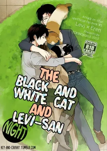 The Black and White Cat and Levi-san manga cover