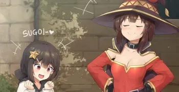 [Sinensian] Futa Megumin x Futa Komekko Dick Size Comparison (Konosuba) manga cover